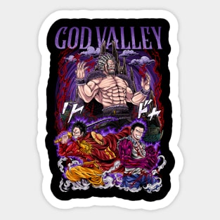 Rocks d xebec, gol d roger, monkey d garp Sticker